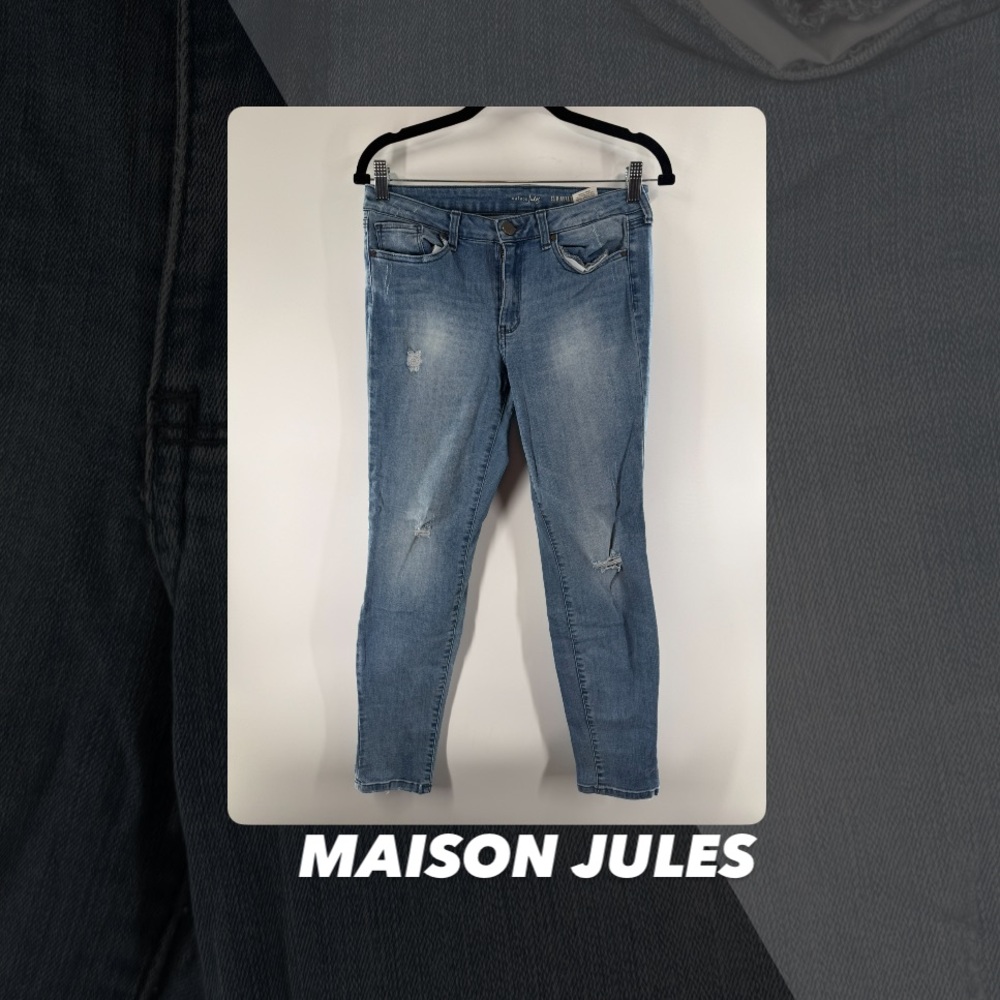 EUC Maison Jules Slim Boyfriend Jeans